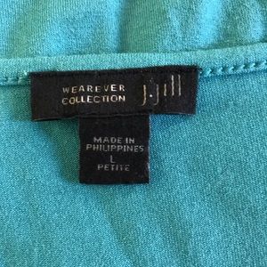 J. Jill WEAREVER Shirttail Top - Petite Large
